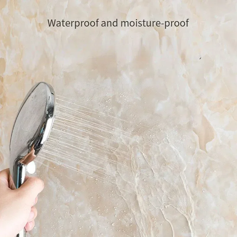 Self Adhesive Marble Pattern Wallpaper Waterproof Oil Resistant Contact Paper for Kitchen Countertop Bathroom Cabinet Home Decor