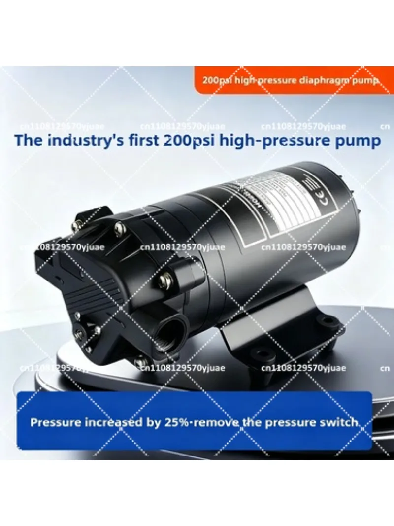 200PSI High Pressure Water Pump, Small Electric Booster Pump for Car Wash, Coffee Machine & Floor Heating