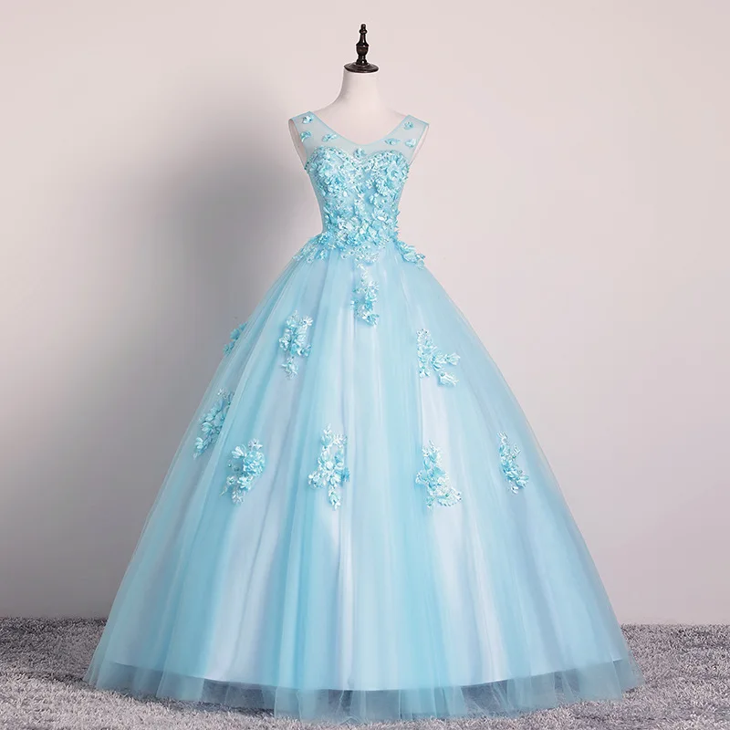 

New 2025 Color Wedding Dress, Haze Blue Dress, Solo Performance Dress, Female Noble Vocal Art Exam, Puffy Skirt, Modern