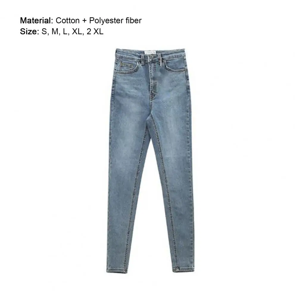 

Stretch Trousers Practical Elastic Slim Pencil Trousers Light Blue Skinny Pants Women Pencil Stretch Pants for Women