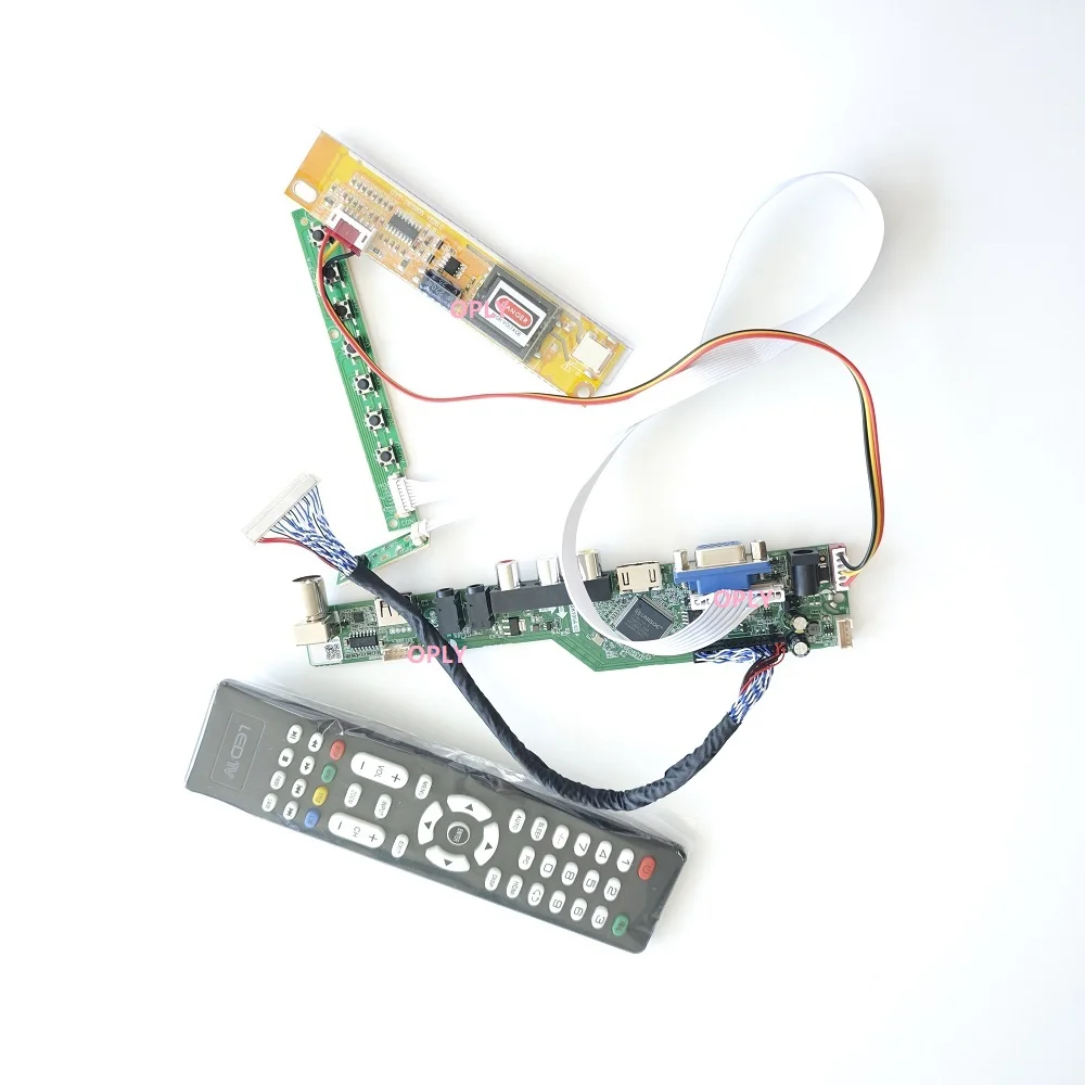 

TV Controller board kit VGA USB HDMI-compatible RF for AUO B156XW01 V0 B156XW01 15.6" 1366X768 LCD panel AV screen monitor
