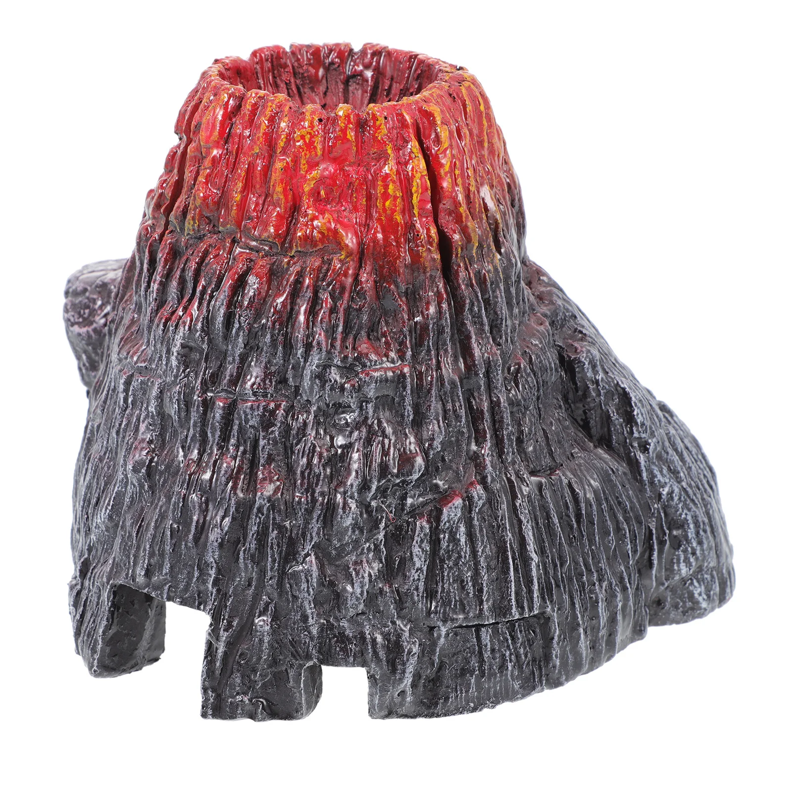 

Artificial Volcano Aquarium Decor Fish Tank Resin Volcano Ornament Exquisite Craftsmanship Home Decor Tabletop Ornament