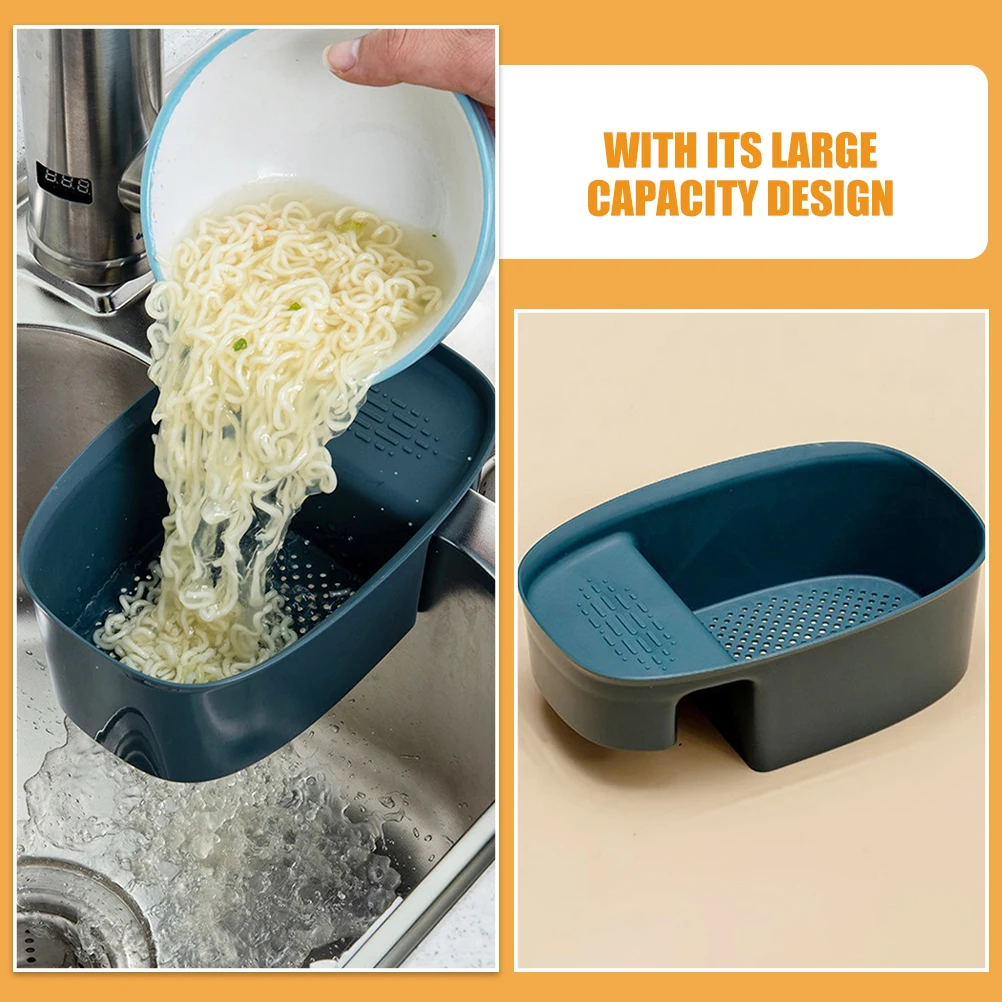 

4pcs Multifunctional For Kitchen Large Capacity Food Strainer Sink Drainer Storage Vegetable Fruit Washingkitchen Sink Strainer