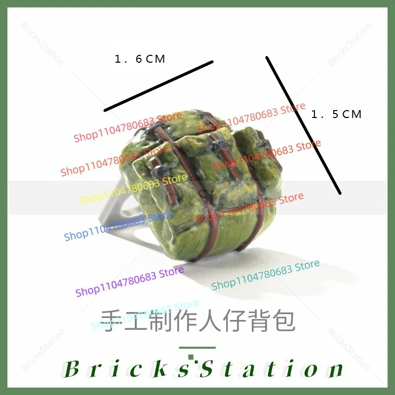 MOC ビルディングブロック ミリタリーミニフィギュア 行軍用フィールドバックパック アクセサリー組み立てモデル 教育玩具 男の子へのギフト