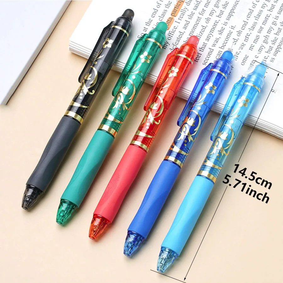 10pcs color Erasable Retractable Ballpoint Pen Set with Refills 0.5mm Extra Fine Point mooth Writing Perfect for School Supplies