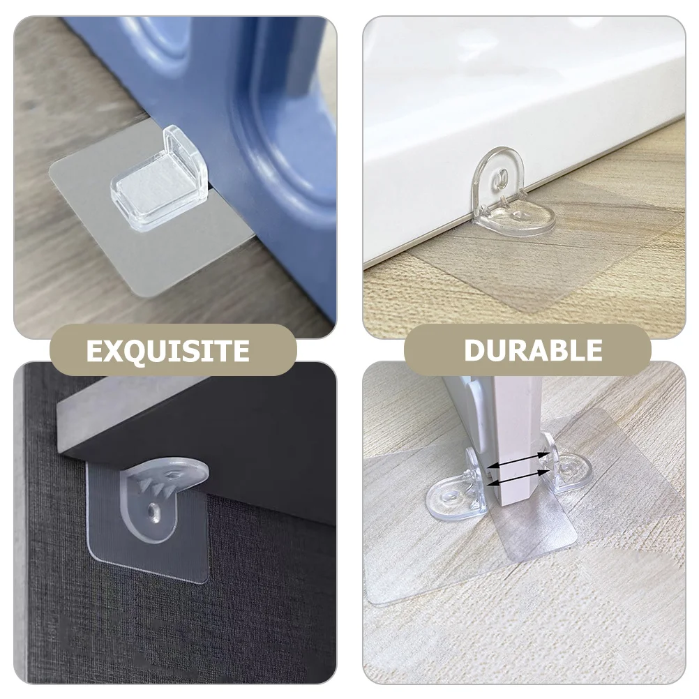 

12Pcs Anti-Slip Suction Pads Compact Shelf Support Pegs Secure Fit Retainer for Cabinet Clapboard Layer Storage Solutions