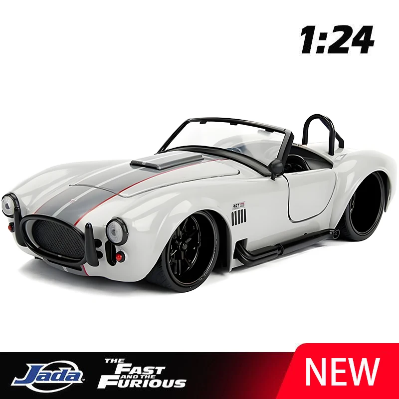 

JADA 1:24 Ford Shelby Cobra 427 S/C Alloy Car Diecasts & Toy Vehicles Car Model Miniature Scale Model Car For Children