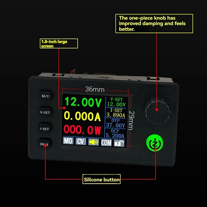 

N35R_SK150C 150W DC DC Buck Boost Converter 7-36V Power Module