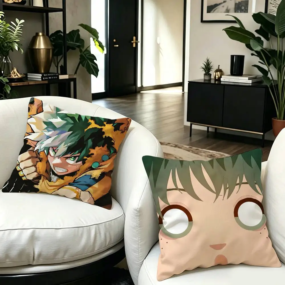 Anime Izuku Midoriya Pillow Gift Home Office Decoration Pillow Bedroom Sofa Car Cushion CoverPillow Case