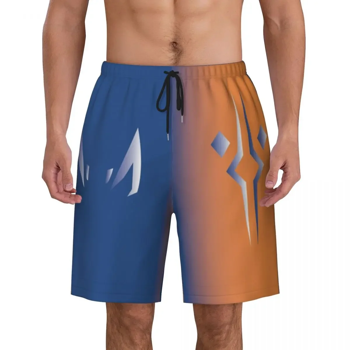 Clan Wren Owl Print Men's Swim Trunks Quick Dry Swimwear Beach Board Shorts Ahsoka Tano Sci Fi Tribal Wars Boardshorts