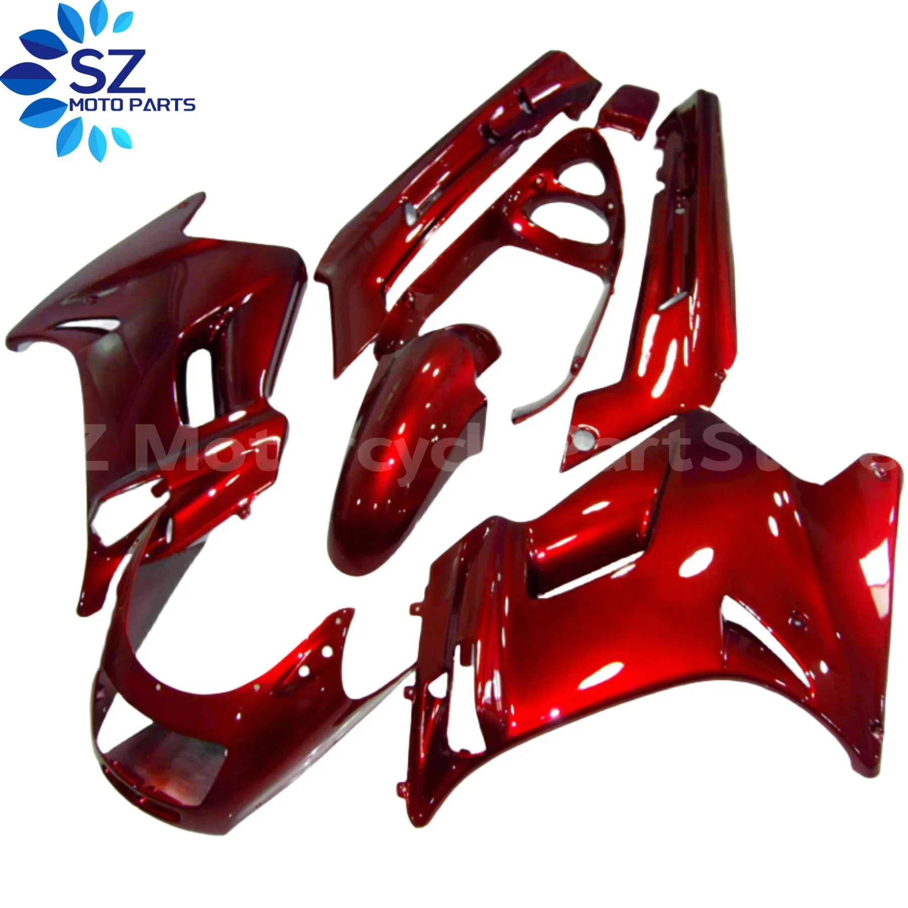 

ABS Plastic Bodyworks For KAWASAKI Ninja ZZR-250 Fairing Kit 1997 Blue Black Fairing ZZR 250 1997 97