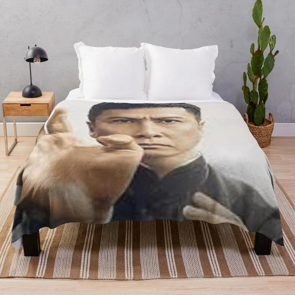 

donnie yen Throw Blanket Cute Thin Blankets