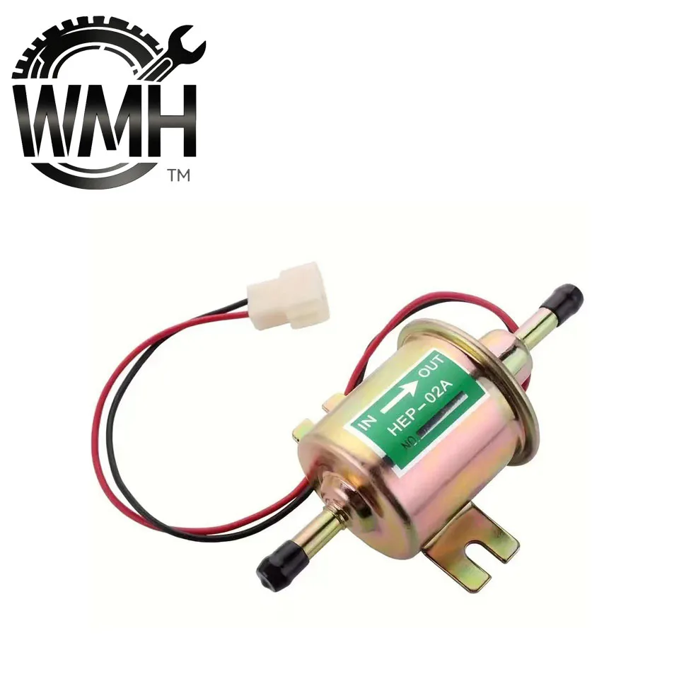 HEP-02A Low Pressure Electric Fuel Pump 12V Universal Transfer Pump For Car Motorcycle Excavator Generator Diesel Petrol Pump