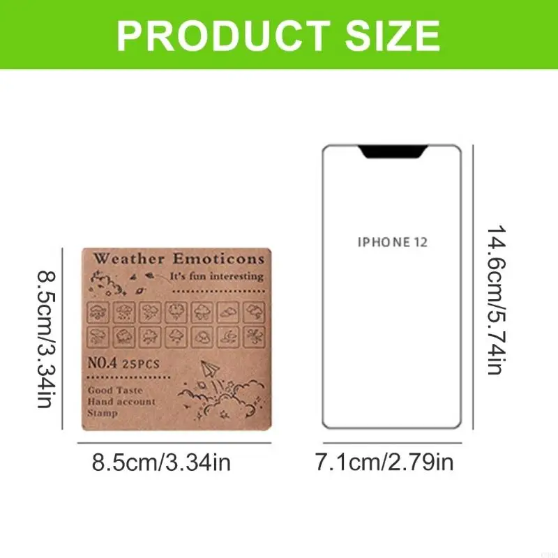 Cachet sur le thème météo C90C