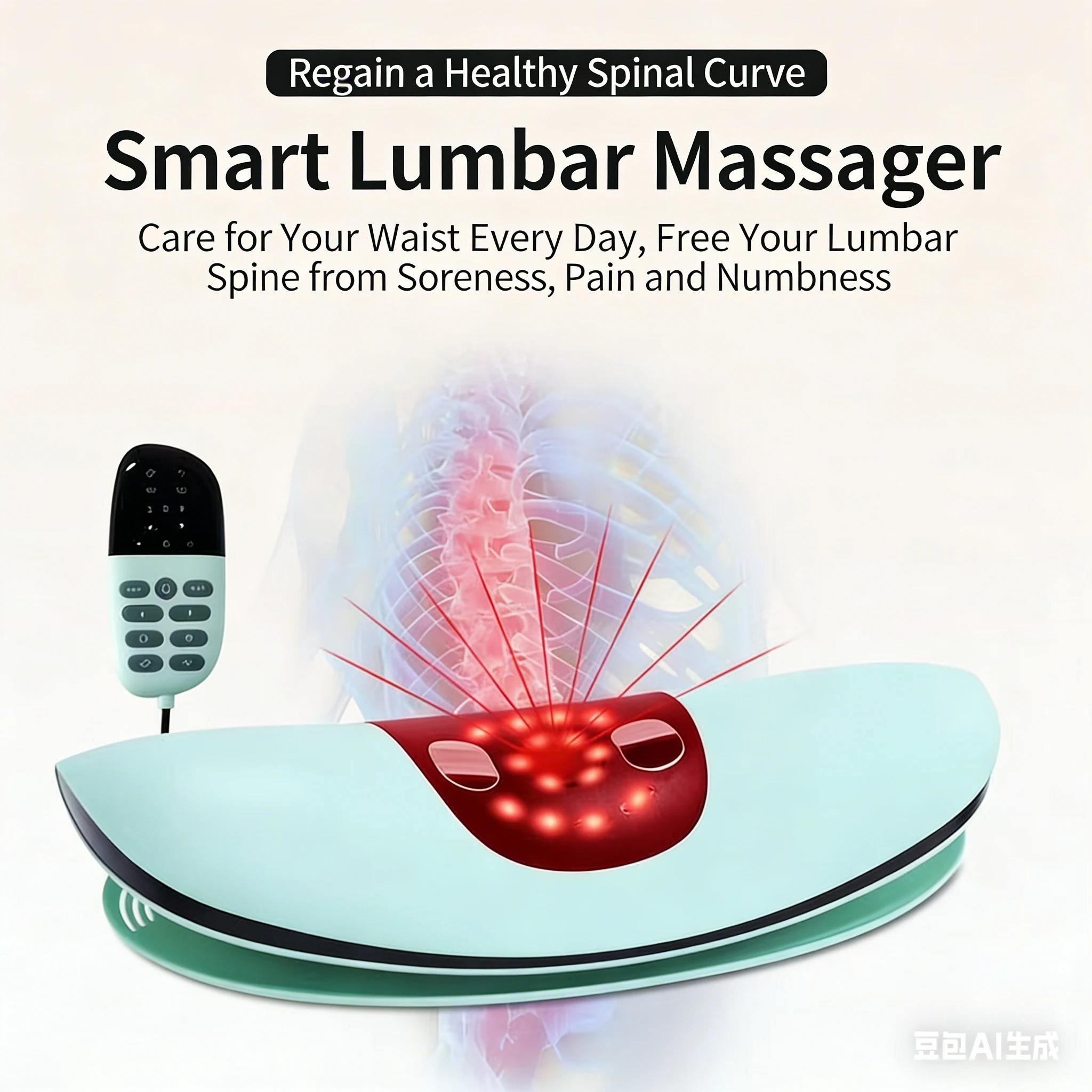 

Smart Electric Lumbar Traction Massager Adjustable Vibration Waist Massager Waist Spine Support Back Massage Machine 2026NEW