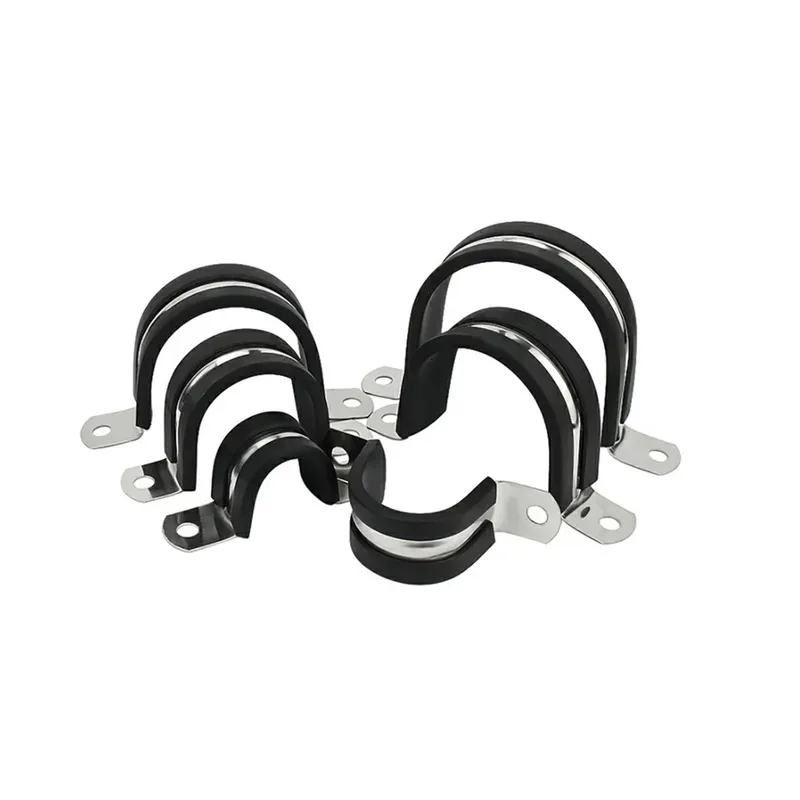Fixed Cable Clip 304 Stainless Steel U Shaped Riding Clip with Adhesive Tape