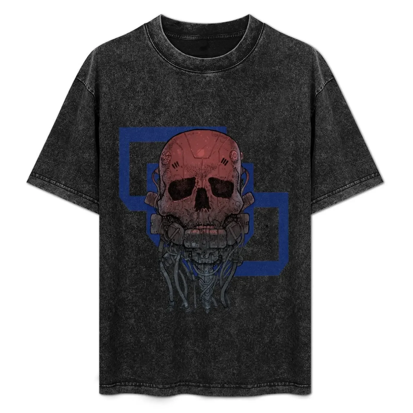 

cyber skull 3c T-Shirt t shirts cotton 100% men t shirt cotton 100% cotton t shirt pack shirt personalised T-Shirt