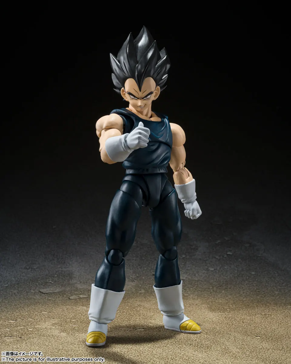 Figuras de acción originales de Dragon Ball SHF, Vegete, Vegeta, Super Hero sh, colección de modelos, 1/12