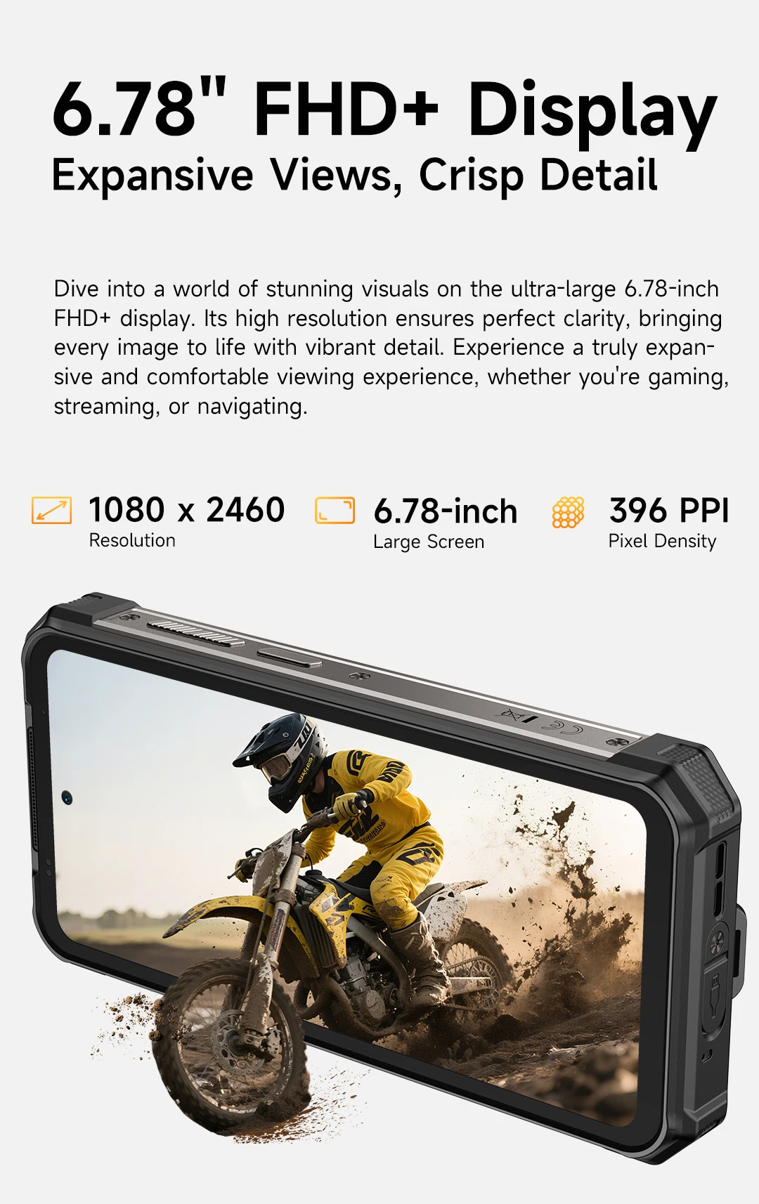 Ulefone RugKing 5 Pro 20000mAh Rugged Phone Android 16 16GB+256GB IP68/IP69K Waterproof Smartphone 6.78 FHD+ Night Camera 4G