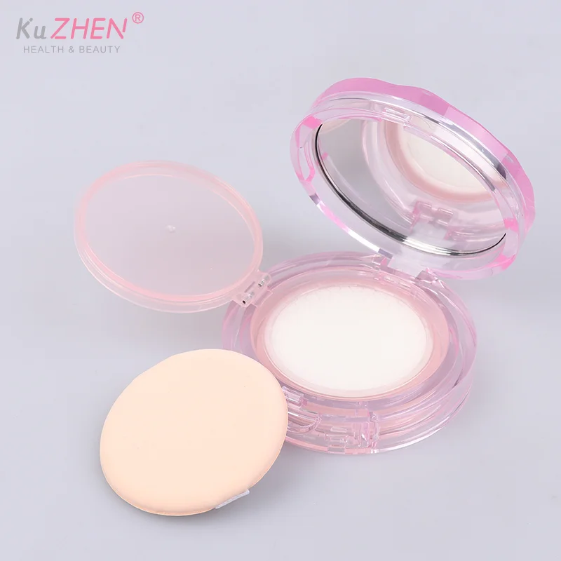 1PC Lege Luchtkussen Bladerdeeg Doos Draagbare Foundation DIY Doos Met Spiegel Bb Crème Cosmetische Case Container Met Spons Make-up Gereedschap
