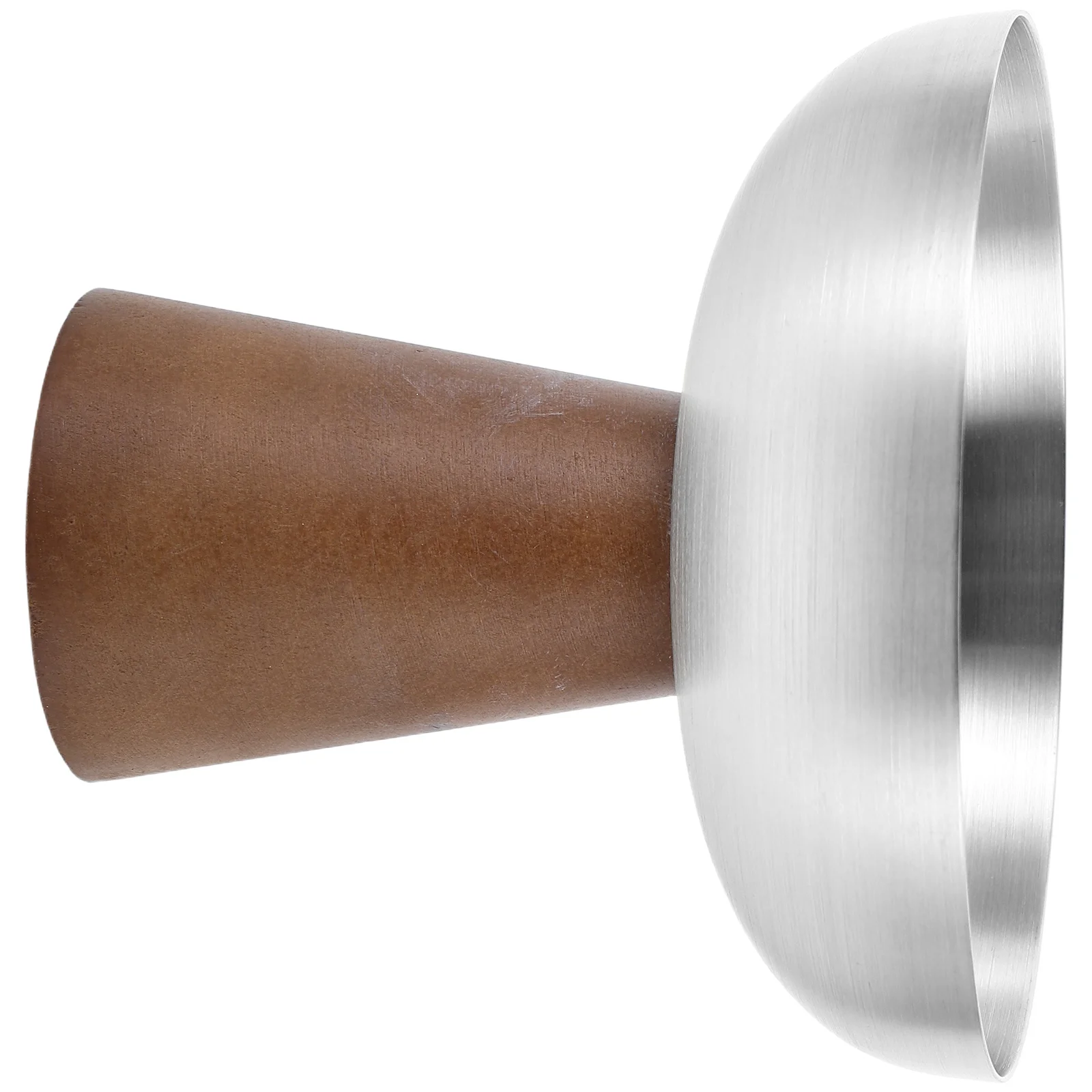 

Stainless Steel Dessert Cups Wooden High Footed Ice Cream Bowls Pudding Snack Fruit Salad Serving Bowl Party Home Use