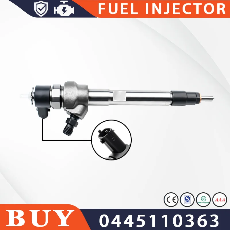0445110363 New High-Precision Injector 0445110677 0445110636 0445110484 0445110619 Precision Atomization For Bosch XH2724