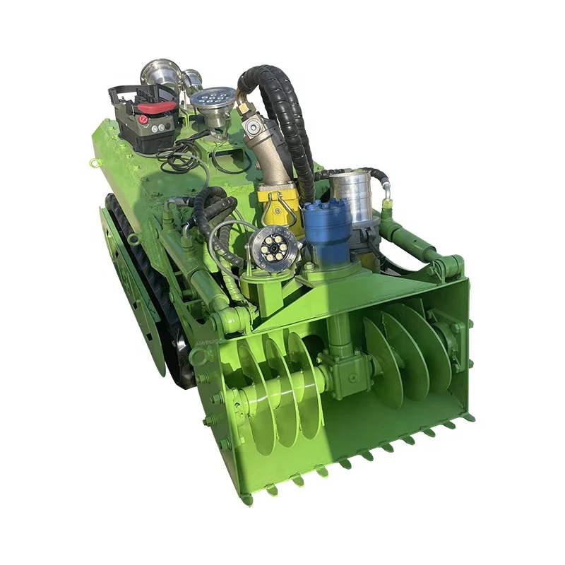 Professional Remote Control Amphibious Crawler Dredge Machine Hydraulic Sludge Suction Unit For Lake And River Canal Cleanup