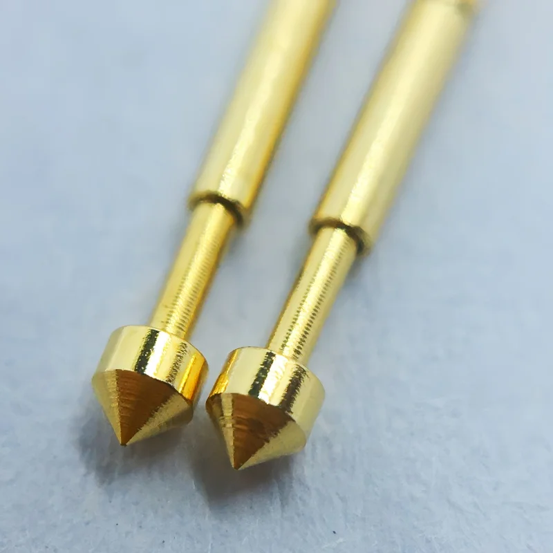 Sonda sprężynowa PA75 Series, pozłacana mosiężna, pin testowy, pin pogo, igła do wykrywania elektrycznego, test PCB PA75-B PA75-B1 1.01mm 17mm