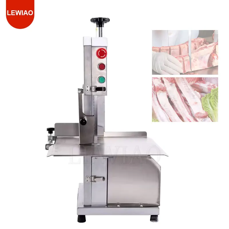 

Bone Saw Machine Multi-Functional Frozen Fresh Band Commercial Cutter Butcher Automatic Goat Frozen Meat Cutting Machine