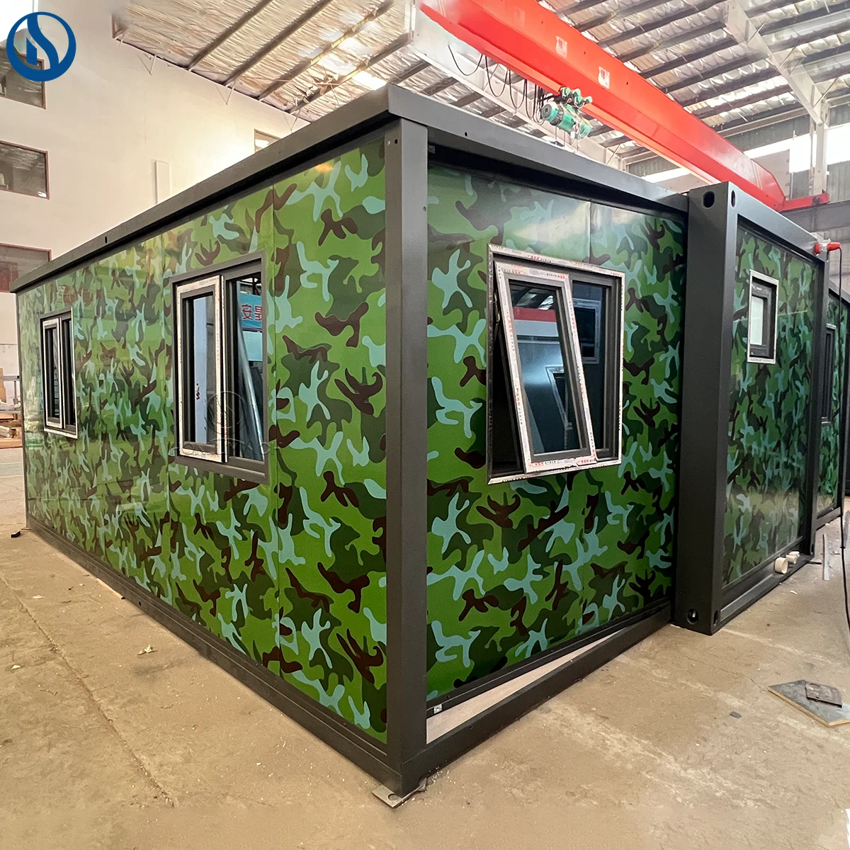 Prefab Portable Folding Container House 2 Bedroom Steel Detachable Modern Cabin Home