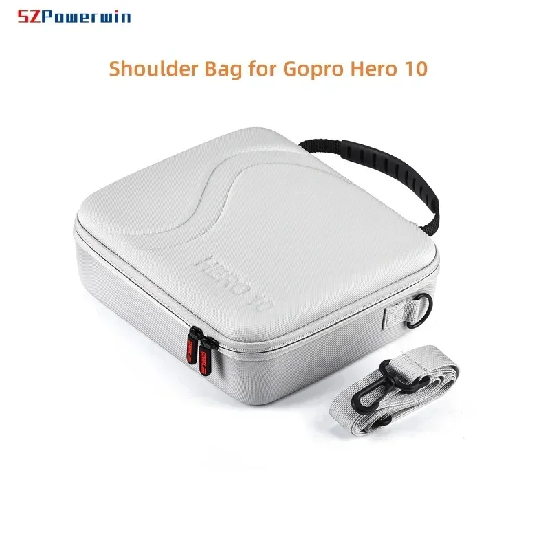 Portable Storage Bag Waterproof Carrying Case PU Travel Shoulder Bag for Gopro Hero 10 9 Camera Accessories Protector Handbag