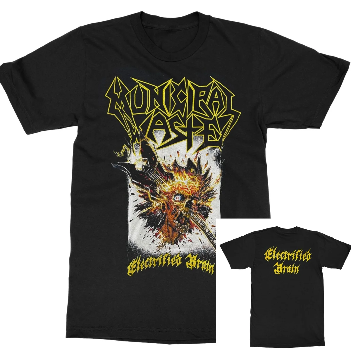 Municipal Garbage Party Art Band T-Shirt 100% Cotton Graphic Tee Men Women Summer Streetwear Top