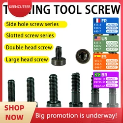 10/20/50 pcs New CNC lathe tool shank big head screw accessories double head screw national standard screw lathe bolt