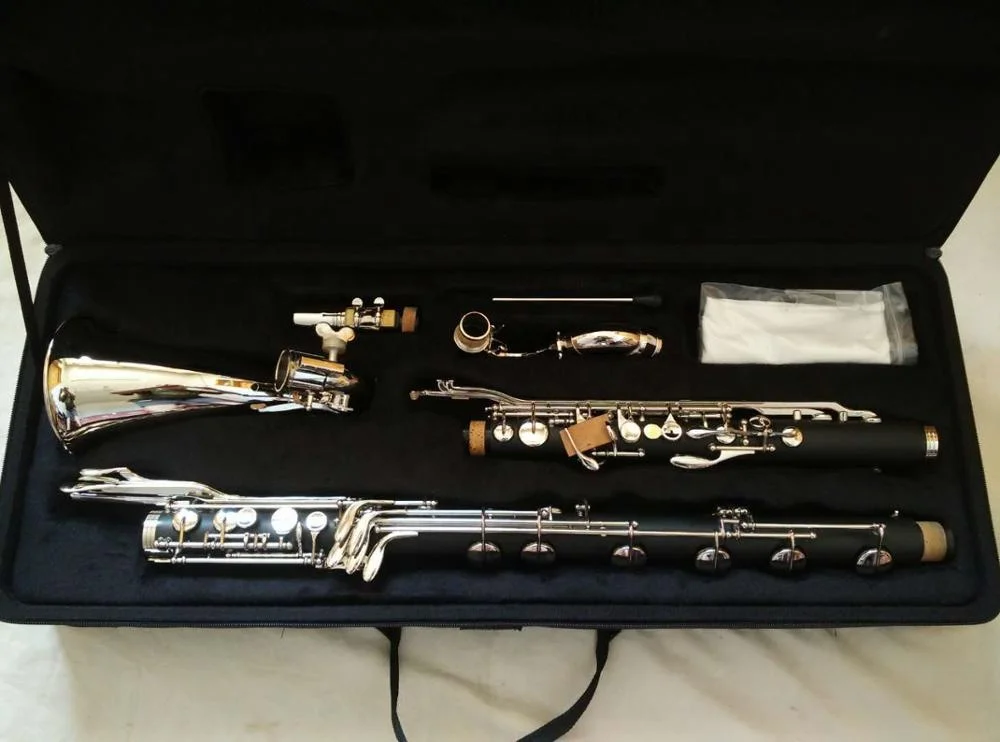 Clarinet factory produces wholesale professional bass Low C clarinet Musical Instruments