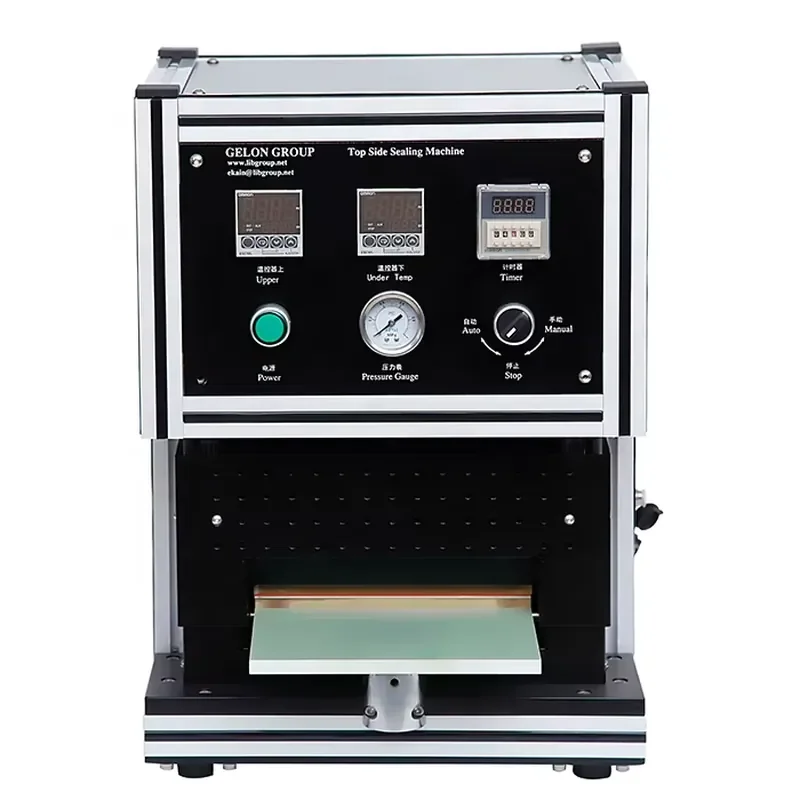 Manual Top & Side Pouch Cell Vacuum Compact Sealing Machine Battery Heat Sealer
