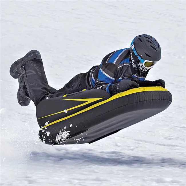 Popular Plastic Inflatable Snow Sledge Tube, Inflatable Snow Sled for Sale