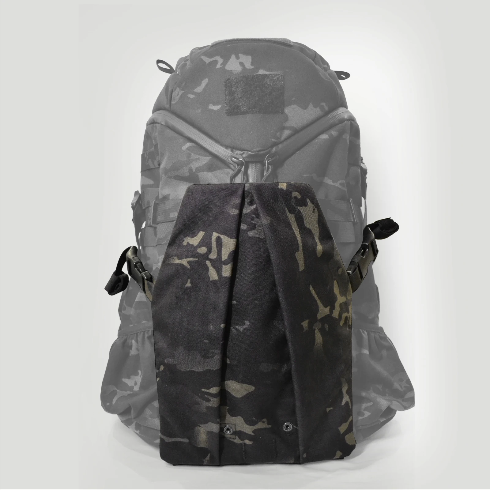 Rucksack Military Style - แผงขยายกระเป๋าเป้ยุทธวิธี – กระเป๋าใส่หมวกกันน็อคแบบถอดได้สำหรับการใช้งานในฟาร์ม, กิจกรรมกลางแจ้ง และการใช้งานพิเศษทางทหาร
