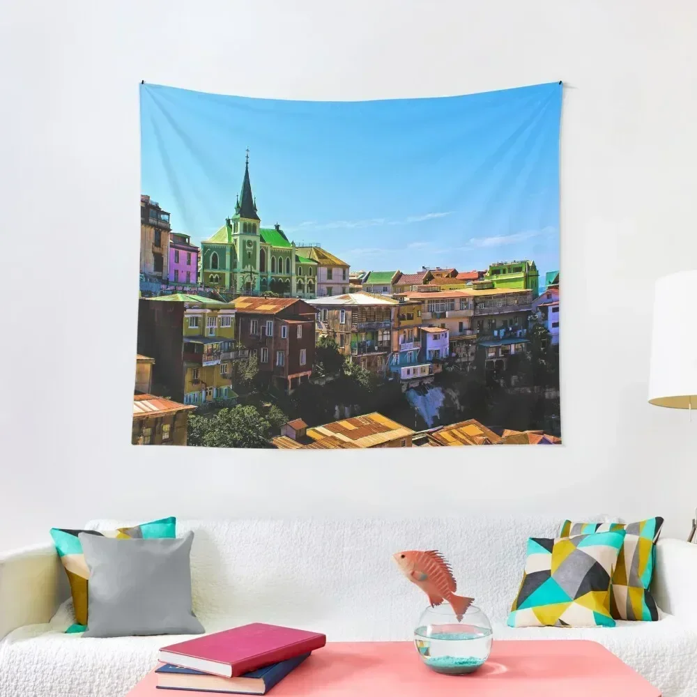 

Cerro Conception, Valparaiso, Chile Tapestry Home Decoration Accessories Funny Decorative Wall Mural Tapestry