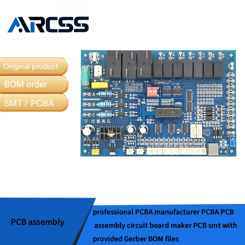 professional PCBA manufacturer PCBA PCB assembly circuit board maker PCB smt with provided Gerber BOM files