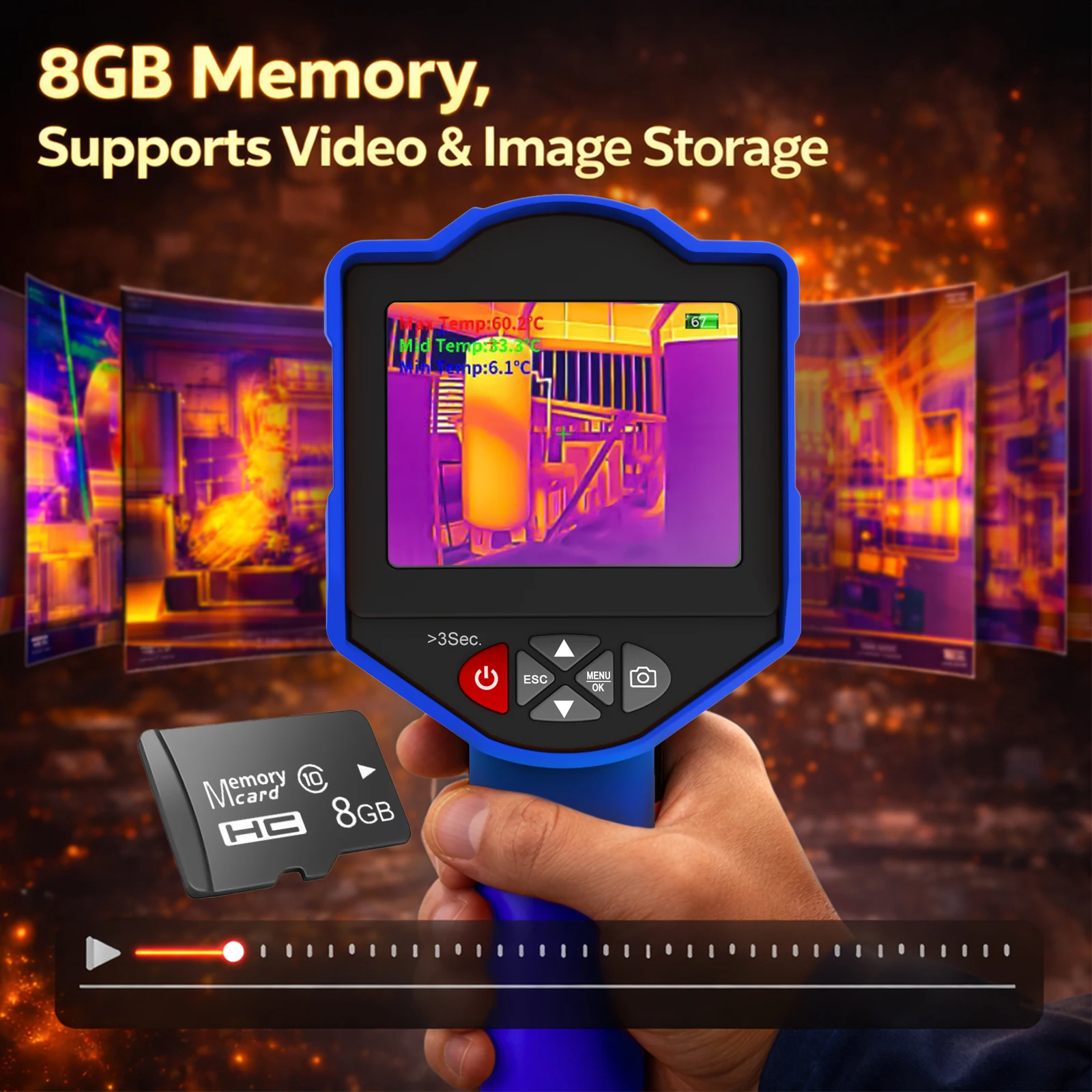 256x192 Termal Görüntüleme Kam - Thermal Imaging Camera 256X192 incelemesi ve fiyatı