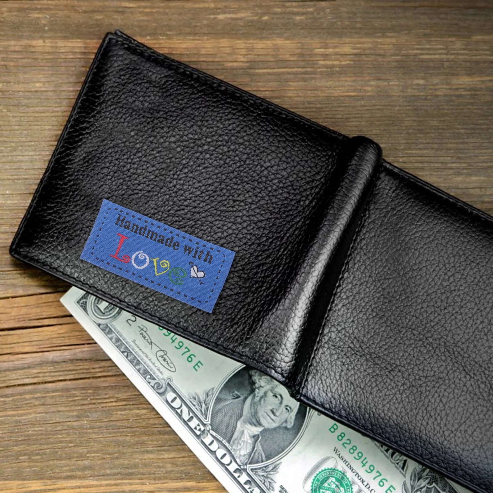 

100pcs Sew For Diy Crochet Accessories Clothing Bag Wallet Craft Projects Fabric Tags Handmade With Love Sewing Labels