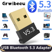 USB 5.3 Bluetooth adapter SCR 2.0/5.0/5.3/5.4 is suitable for laptops