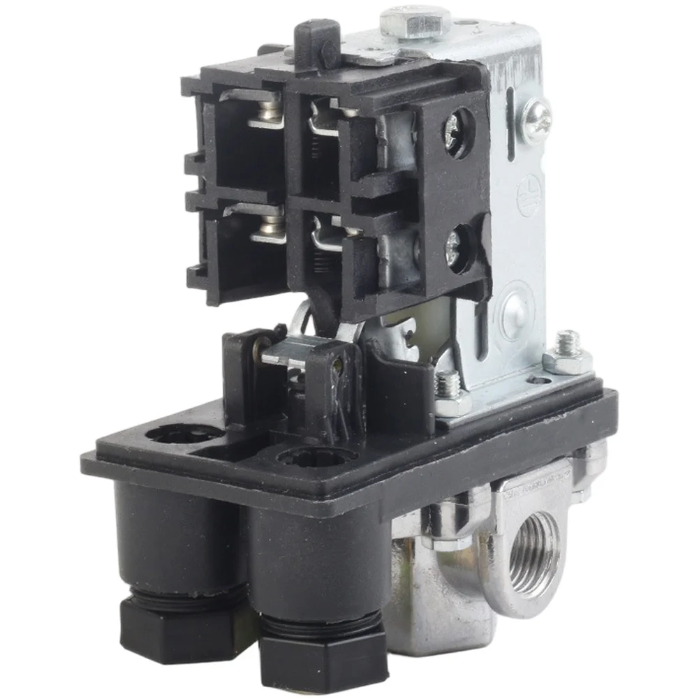 مفتاح ضغط رباعي الاتجاهات لضواغط الهواء، تصميم مدمج متوافق مع نماذج متعددة، تحكم دقيق في الضغط من 6 إلى 8 بار