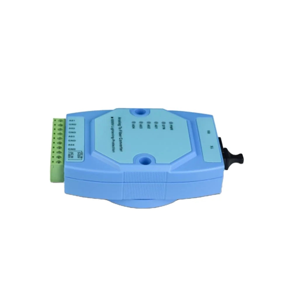 Manufacturing parallel Adam module Industrial rail 1-4 channel 4-20mA  analog optical transmitter equipment
