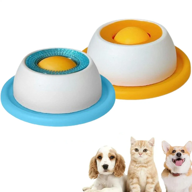 Estera para lamer estimulación Mental, juguete rompecabezas de alimentador lento para perros y gatos, promueve la calma, previene la calma, diseño sin punta para comidas