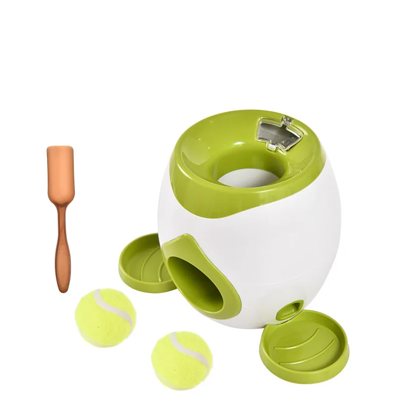 Ballmaschine für Hunde zur Geistigen Stimulation Interaktives Training Hundespielzeug für Drinnen und Draußen Ballwerfer-Maschine Haustierspielzeug