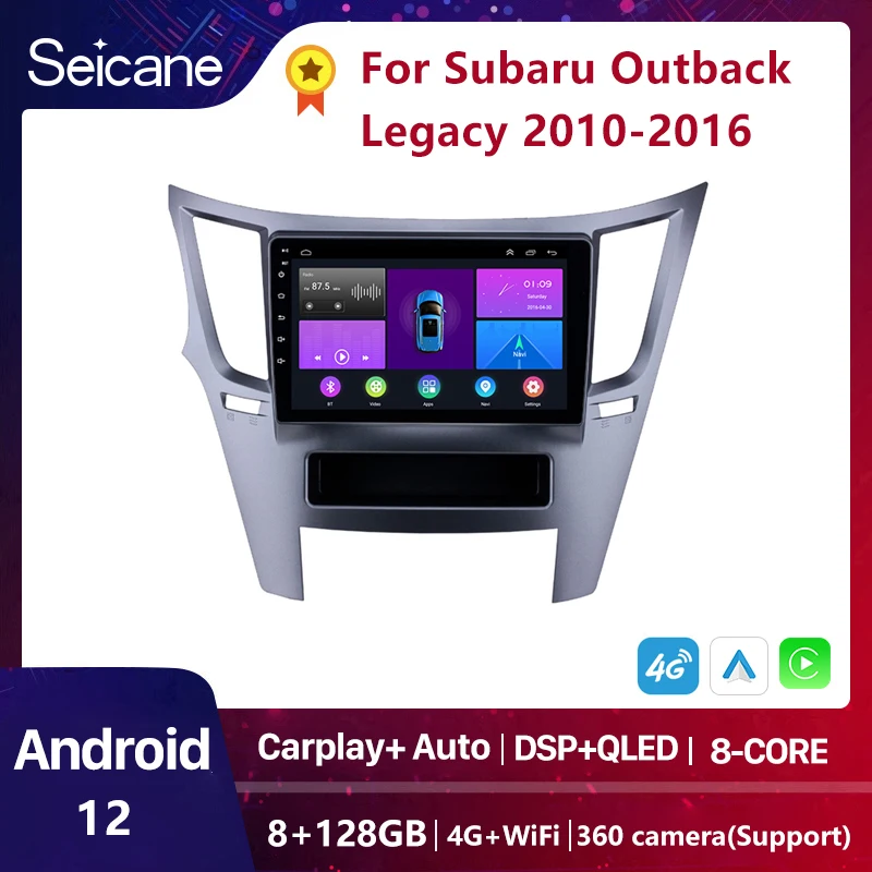 

Seicane Car Radio Multimedia Video Player GPS Android 10 For Subaru Legacy Outback 2010 2011 2012 2014-2016 support Mirror Link