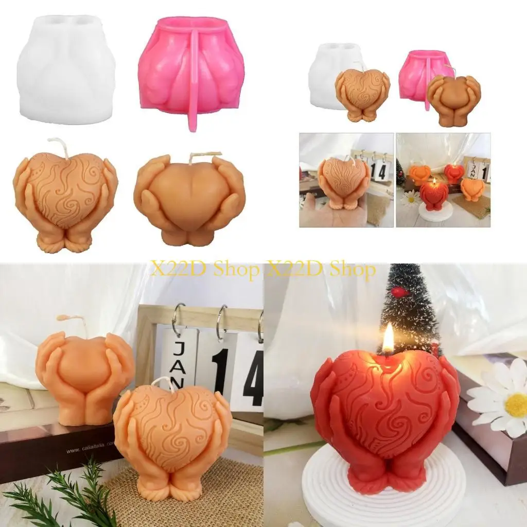 

X22d форма силиконовой плесени с силиконовой плесенью держат сердце