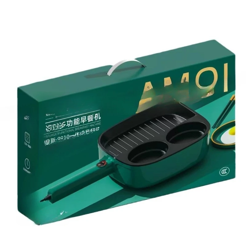 Breakfast machine Mini small frying pan Heating bread Electromechanical frying pan Multifunctional household pancake machine