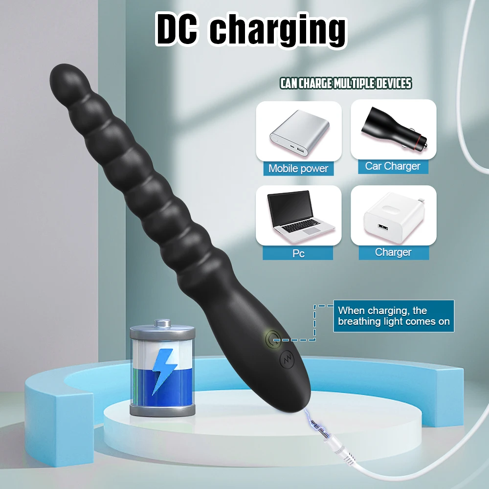 ลูกปัด Anal Butt Plug Prostate Stimulator Vibrating Anal Plug G Spot Vibrator ผู้ใหญ่ผู้หญิงผู้ชายคู่ Flirt เกย์เพศเร้าอารมณ์ของเล่น